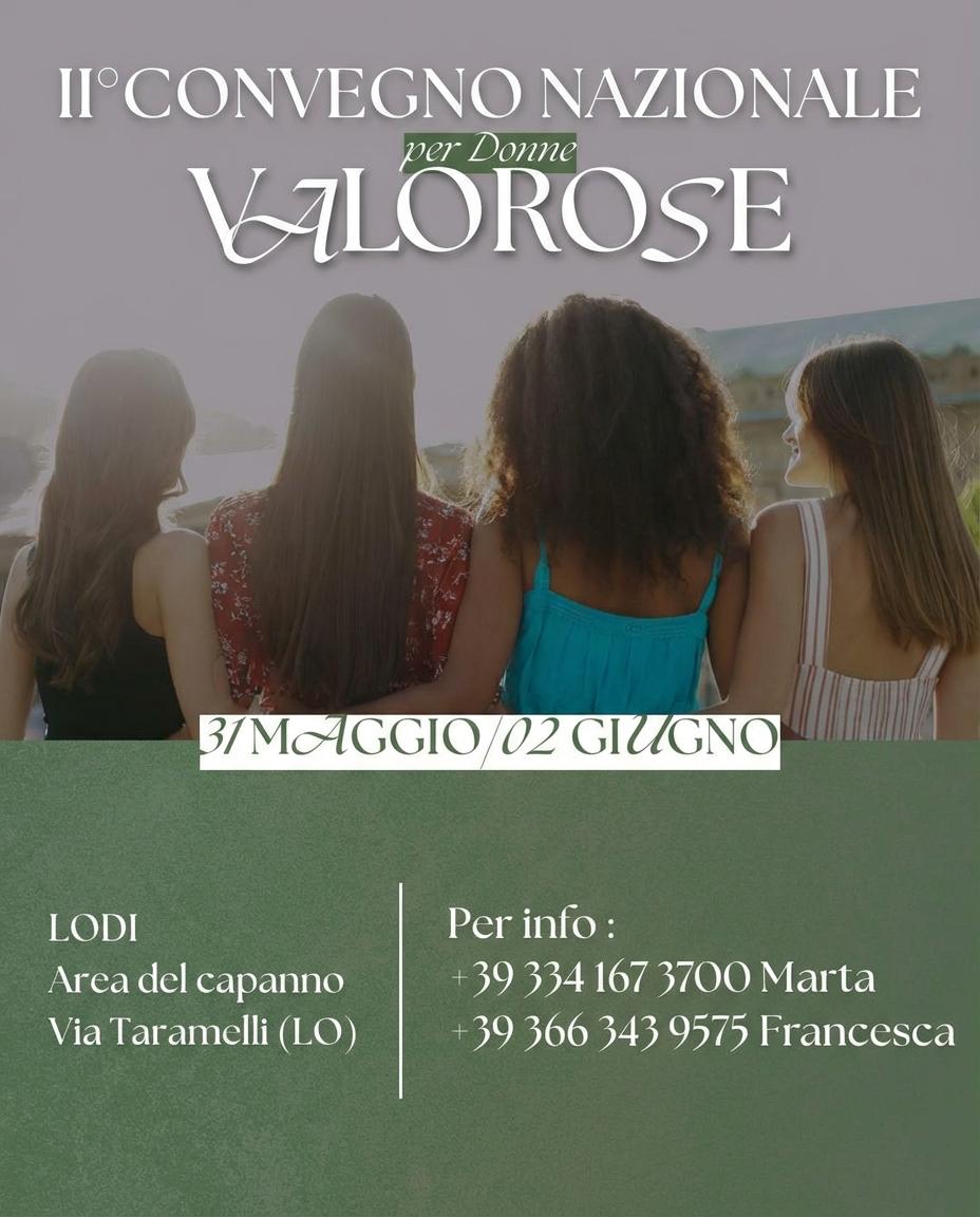 II° Convegno Nazionale per Donne Valorose